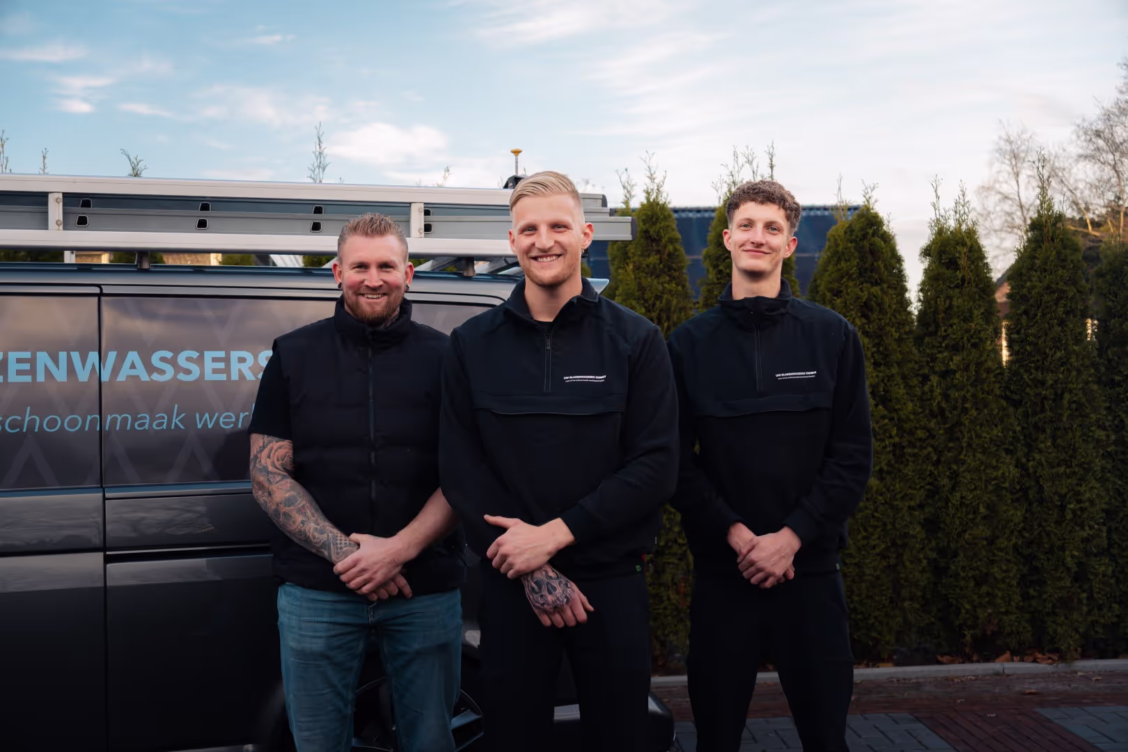 Het team van Uw Glazenwassers Emmen